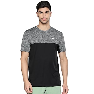 ALCiS Mens Solid Regular Fit T-Shirt