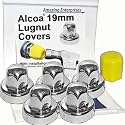 Alcoa, Lug Nut Covers, Caps (5 Pieces) Sprinter-Winnebago-Roadtrek-PleasureWay-Leisure Travel, Hide a Lug, 19mm, Stainless Steel, 000135, 000120, Set of 5 LugNuts, All Models: 2006 Through 2024