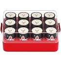 ALCYON Plastic Battery Organizer Storage Case for 12 D Batteries