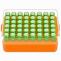 ALCYON Plastic Battery Storage Organizer for 48 AA Batteries