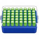 ALCYON Plastic Battery Storage Organizer for 48 AA Batteries