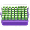 ALCYON Plastic Battery Storage Organizer for 48 AA Batteries
