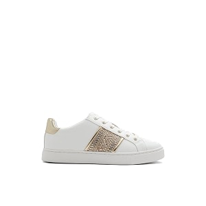 Aldo Womens Phiobe100 White Women Synthetic Sneakers