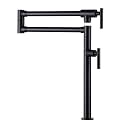 ALEASHA Deck Mount Pot Filler Faucet for Kitchen Sink, Oil Rubbed Bronze