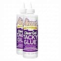 Aleene's Clear Gel Tacky Glue for Crafts, Nontoxic, Applies and Dries Clear, 8 fl oz (Pack of 2)