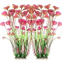 ALEGI Fish Tank Decorations Aquarium Plastic Plants Large