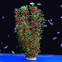 ALEGI Large Aquarium Artificial Plants, 21 Inches, Red & Green