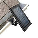 ALERTCAM Gutter Mount for Solar Panel, Adjustable Weatherproof Aluminum Alloy Mount Bracket, Perfect Angle to Get Adequate Sunlight (Black)