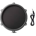 Alesis Nitro 8 Inch Single-Zone Mesh Tom Pad and Silverline Audio 10ft Trigger Cable Bundle (No Mount and Cable Only)