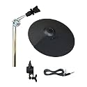 Alesis Surge SE/Command SE 10 Inch Cymbal with 15 Inch Cymbal Arm, Clamp and Silverline Audio 10ft Connection Cable Special Edition Bundle