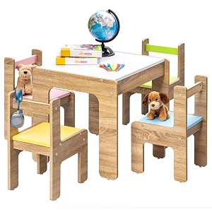 alex daisy sweden kids activity table amp chairs set - 1 table  4 chairs