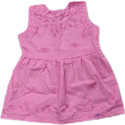 Alexa Creation Baby Girls Midi/Knee Length Casual Dress (Pink, Sleeveless)
