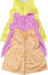 alexa creation girls midiknee length casual dress multicolor sleeveless
