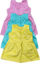 Alexa Creation Girls Midi/Knee Length Casual Dress (Multicolor, Sleeveless)