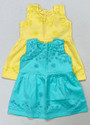Alexa Creation Girls Midi/Knee Length Casual Dress (Multicolor, Sleeveless)
