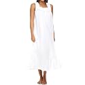 Alexander Del Rossa Cotton Nightgowns for Women, Victorian Nightgown, Ladies Vintage Cotton Sleeveless