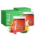 Alexandra’s Pikliz Spicy Pepper Relish | Bold & Savory Caribbean Flavor | Versatile Superfood Condiment, 8oz (Pack of 2)