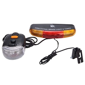 alexvyan 1 pcs- 3 in 1 cycling bicycle bike turn signal indicator brake tail 7 led light electric horn22222