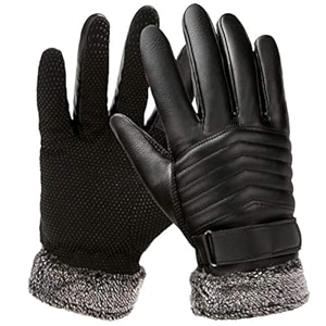 alexvyan -20 snow amp windproof thermal soft fur warm winter gloves furfleece inside for riding protective warm hand riding cycling byke bike scootymotorcycle for men amp boymale black