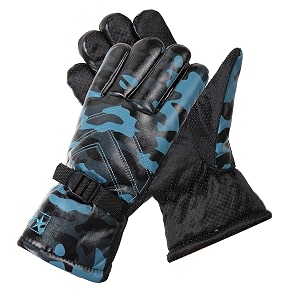 alexvyan -20 snow amp windproof thermal soft fur warm winter gloves furfleece inside for riding protective warm hand riding cycling byke bike scootymotorcycle for men amp boymale blue