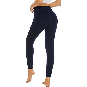 alexvyan ankle length 24 to 36 waist stretchable fleece women warm thick fur lined fleece winter thermal soft legging tights stocking - slim fit