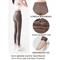 Alexvyan Ankle Length (24 to 36 Waist) Stretchable Fleece Women Warm Thick Fur Lined Fleece Winter Thermal Soft Legging Tights Stocking - Slim Fit