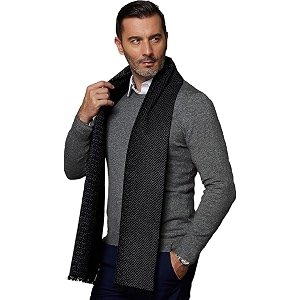 alexvyan casual fashions winter multicolor box cashmere woolen mufflers cum scarves scarf soft and warm for men and women