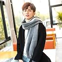 Alexvyan Fashions Two Color Extra Soft MicroFibre Cashmere Knitted Mufflers Cum Scarves Cum Stoles Woolen Men and Women Casual Scarf Soft and Warm Muffler