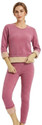 AlexVyan L Size Pink Womens Fleece Thermal