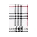 Alexvyan Multi Color Check Pattern Winter Muffler Scarf Cum Scarves Stoles Woolen Men and Women's Casual Soft And Warm (White)