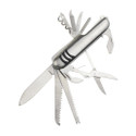 AlexVyan Pocket Swiss Knife 11 In 1 Stainless Steel Multi Functional Swiss Army Style Knife - (Silver) 11 Multi-utility Knife
