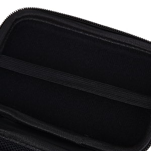 alexvyan - shock proof external hard disk case protector for seagate backup plus slim 1tb wired external hard drive disk usb 30 20 1tb 1 tb 2tb 2 tb  4tb 4 tb 5tb 5 tb compatible cover hdd case casing carry bag pouch sleeve enclosure-black