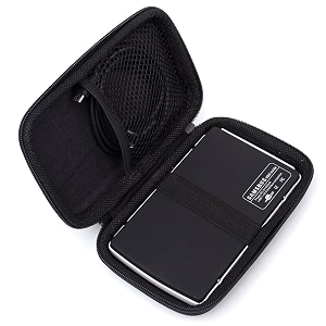 alexvyan - shock proof external hard disk drive case protector for seagate backup plus slim external usb 30 20 1tb2tb 4tb 5tb compatible cover hdd casing carry bag pouch sleeve enclosure