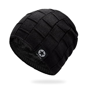 alexvyan soft warm snow and air proof fleece knitted casual and formal for men39s and women39s woolen hat cap inside fur warm winter soft warm beanie cap