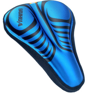 alexvyan yuhua special blue gel silicone cycle cushion pad confort bicycle seat cover saddle cover free size