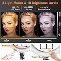 Alf Multi-Color LED Ring Light with 6ft Stand and Smartphone Mount, USB Support - Professional Lighting Solution for Photography, Video, YouTube (12 Inch_Ring_Light)