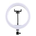 Alf Multi-Color LED Ring Light with 6ft Stand and Smartphone Mount, USB Support - Professional Lighting Solution for Photography, Video, YouTube (Ring Light_10_inch_1set)