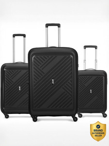 alfa by vip rhino 3 small 55cm medium 65cm  large 75cm - trolley bag cabin  check-in set 4 wheels - 30 inch