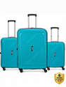 ALFA by VIP Rhino 3 (Small 55cm| Medium 65cm | Large 75cm) - Trolley Bag Cabin & Check-in Set 8 Wheels - 30 Inch