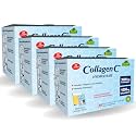 ALFA VITAMINS Collagen C Peptides Hydrolysate Powder Supplement, Vitamin C 1000mg, Gluten Free Hydrolyzed Collagen for Skin, Hair, Nails, Joint & Bone Support, Antioxidant, 30 Sachets per Box, 4 Pack
