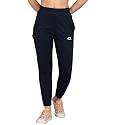 Alfa Women Cotton Jogger/Trackpant with Deep Pockets -Casual Trousers for Women's and Girls (Navy Blue) |M|