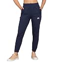 Alfa Women's Cotton Regular Fit Joggers Track Pants with 3 Pockets - Casual Trousers for Women's and Girls