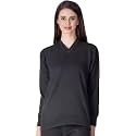 Alfa Women’s V-Neck Full Sleeves Thermal Top | Soft Cotton Winter Wear Inner Top for Cold Weather Protection