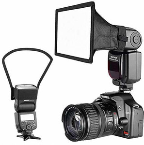 alfasiya camera speedlite flash softbox and reflector diffuser kit for dslr flash diffuser