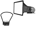 Camera Speedlite Flash Softbox and Reflector Diffuser Kit for Canon Nikon and Other DSLR Cameras Flashes Flash Diffuser (Multicolor)