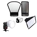 Silver White Flash Reflector for Flash Set of 1 PIS of 3 Camera Flash DiffuserFlash Diffuser