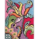 Alice Peterson Tulip Abstract Needlepoint Kit