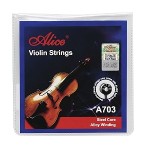alice violin string set eadg violin strings for size 14 12 34 44 set ball silver ikn-a703