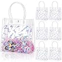 Aliceset 20 Pcs Kpop Goodie Bags Iridescent Party Favor Bags with Handles