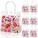 Aliceset 20 Pcs Pink Goodie Bags with Handles Girls night Party Favors
